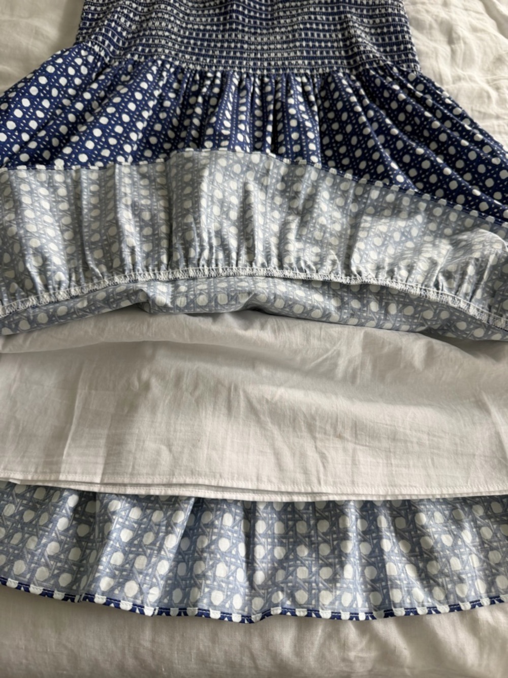 Hill House Elizabeth Nap Dress in Navy Basketweave - Picture 5 of 6